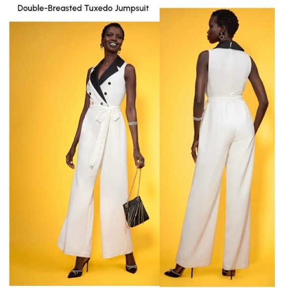 New York & Company Pants - *BRAND NEW NY & Company Double Breasted Tuxedo Jumpsuit